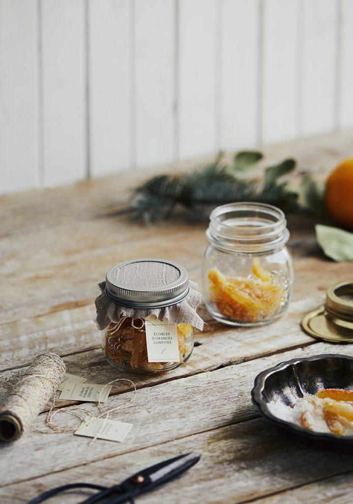 Écorces d’oranges confites