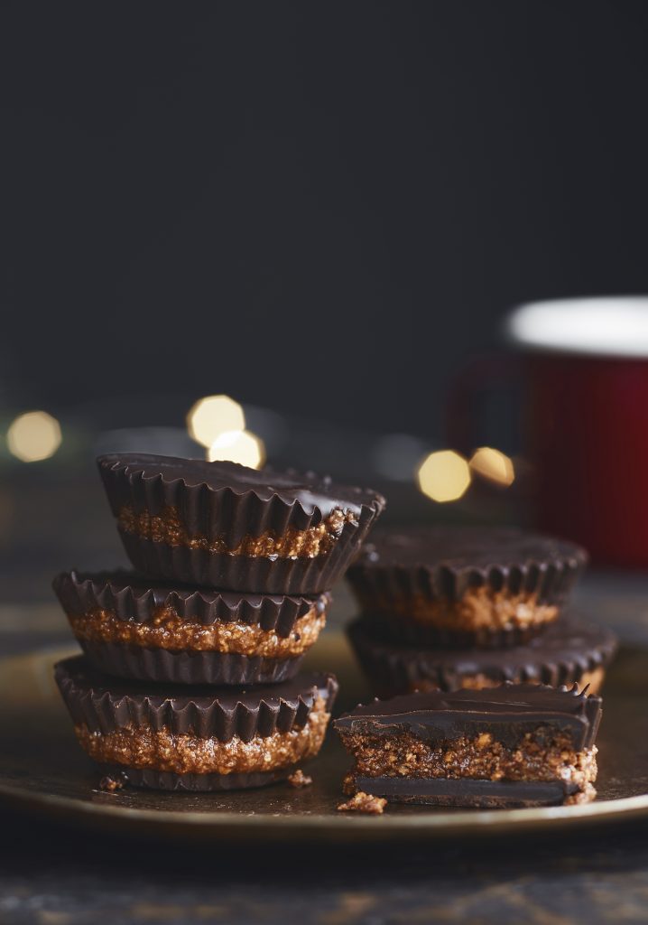 Bouchées au chocolat noir & au beurre de noisette