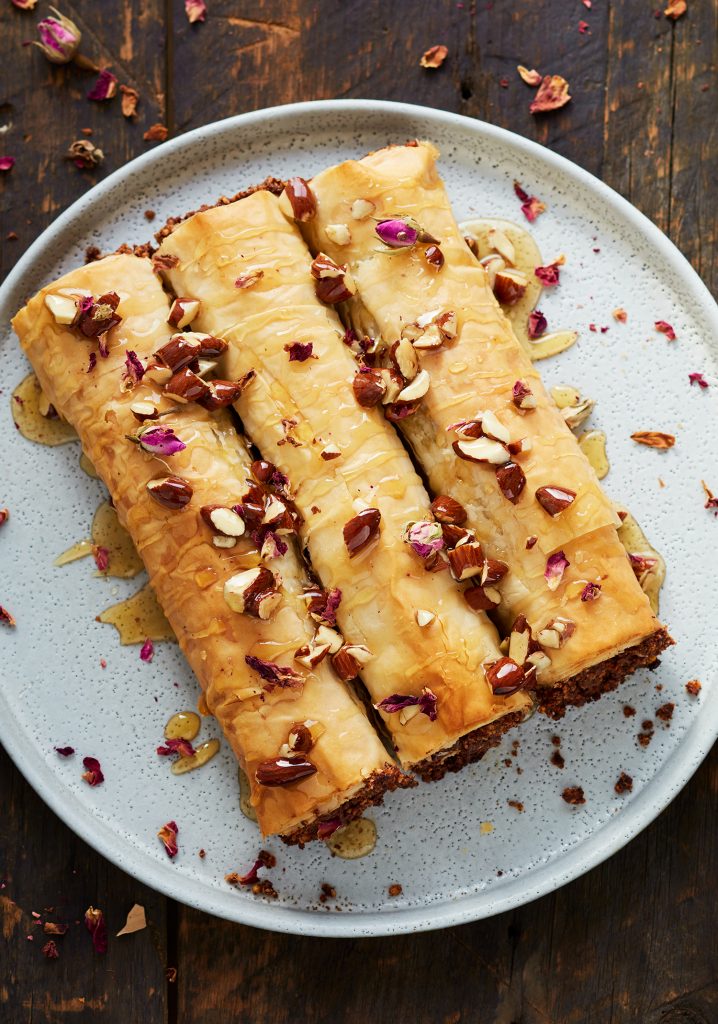 Baklava aux amandes & au chocolat