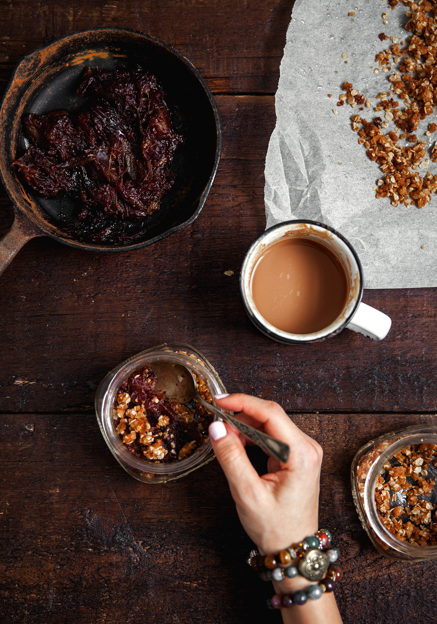 Quick & easy date squares - Trois fois par jour