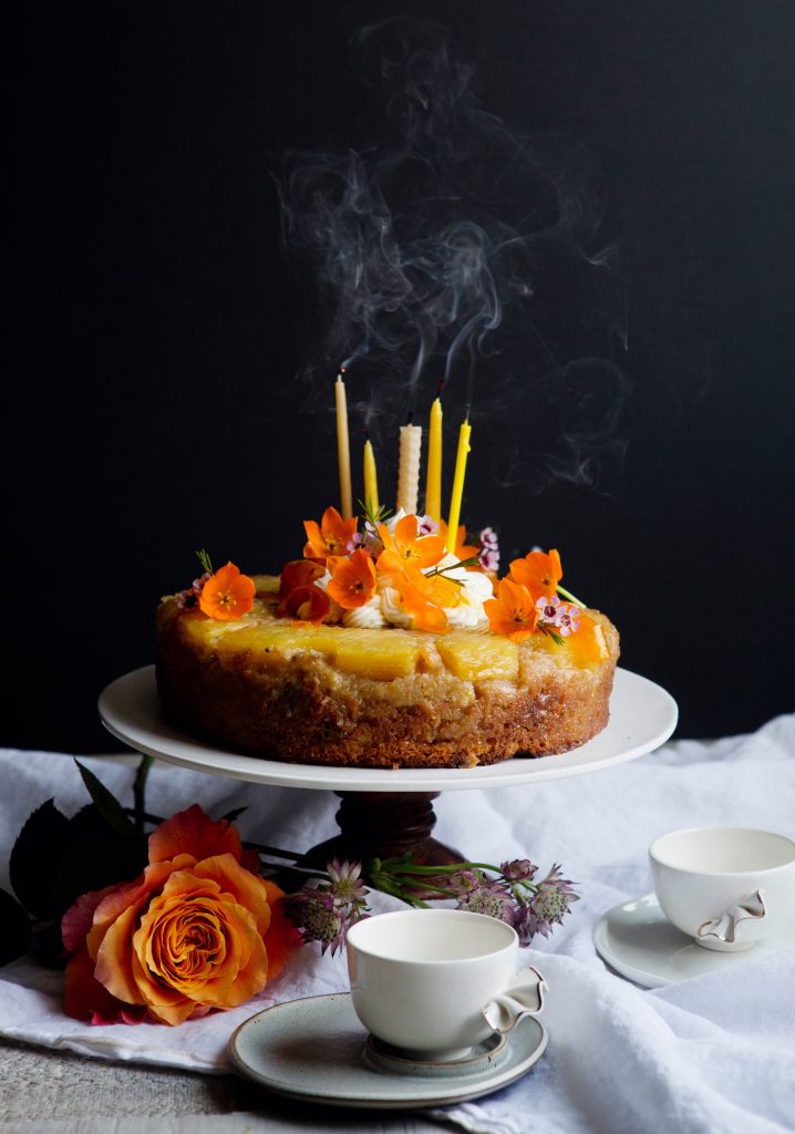 Gâteau aux carottes renversé à l’ananas