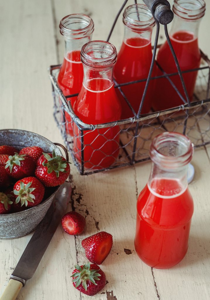 Limonade aux fraises, oranges & érable