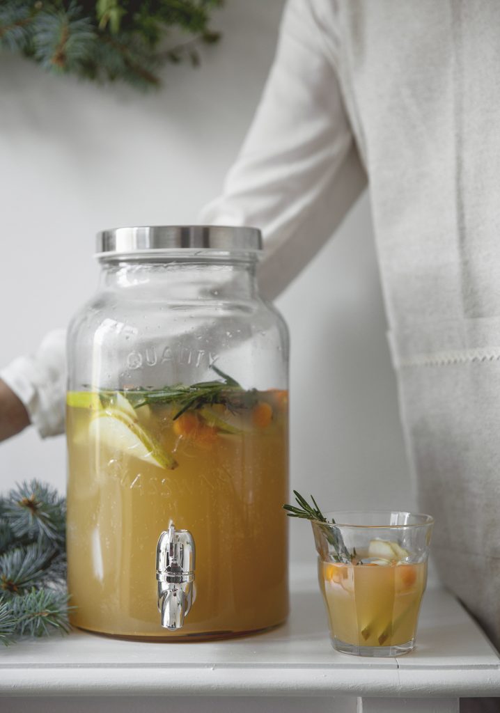Sangria à la poire & aux raisins blancs
