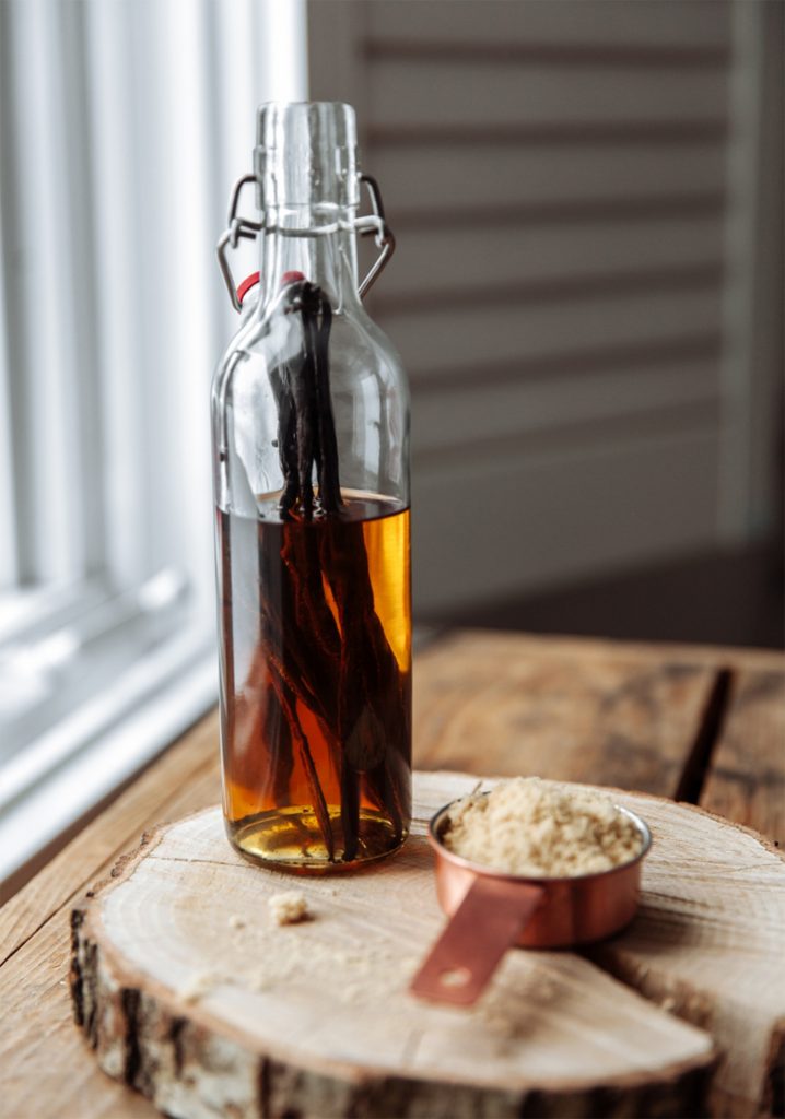 Homemade vanilla extract