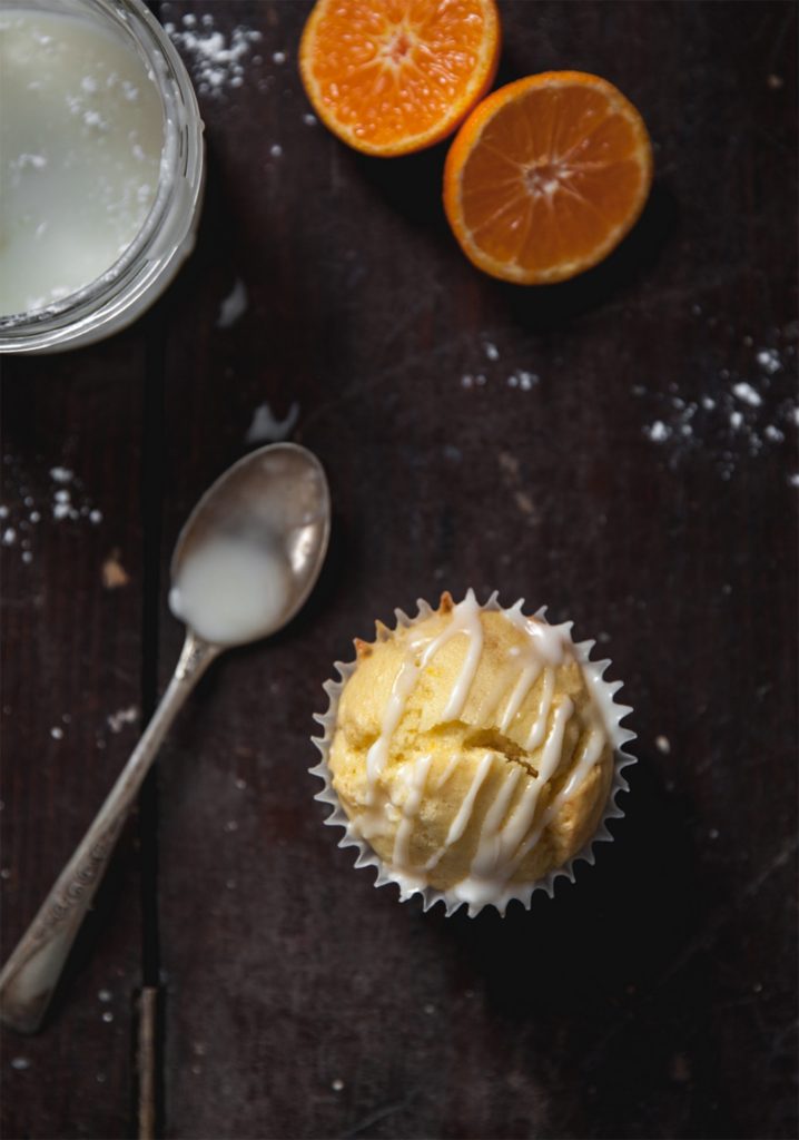 Muffins à la clémentine & chocolat blanc