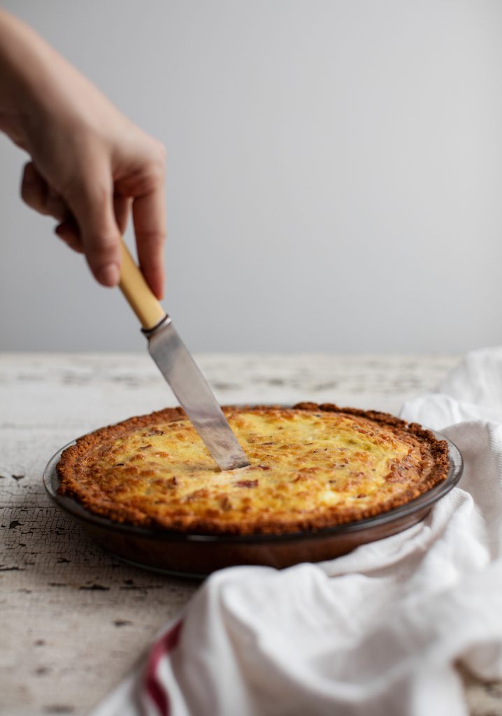 QUICHE LORRAINE WITH GOLDFISH® CRACKER CRUST