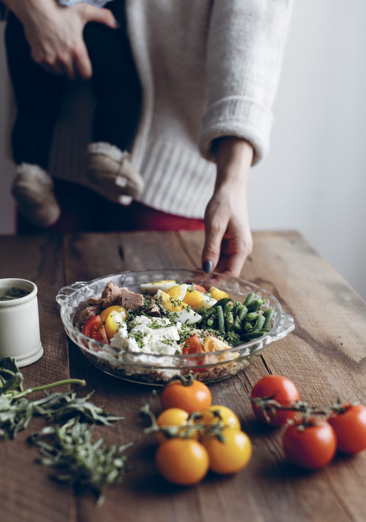 Salade de quinoa à la niçoise