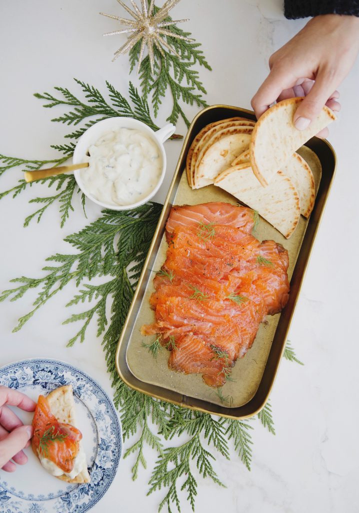 Steak spice gravlax