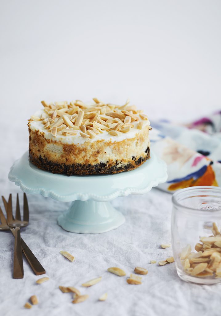 Petit gâteau au fromage & à la banane