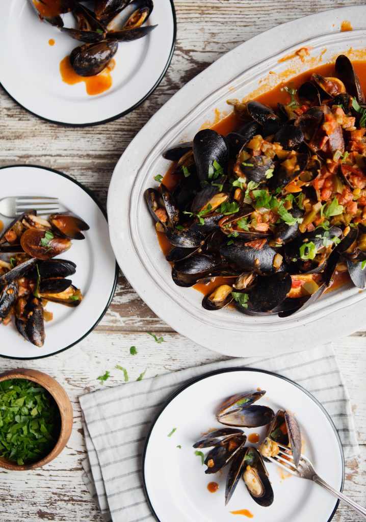 Moules à l’espagnole