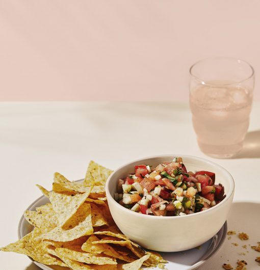 Trempette idéale pour crudités Trois fois par jour