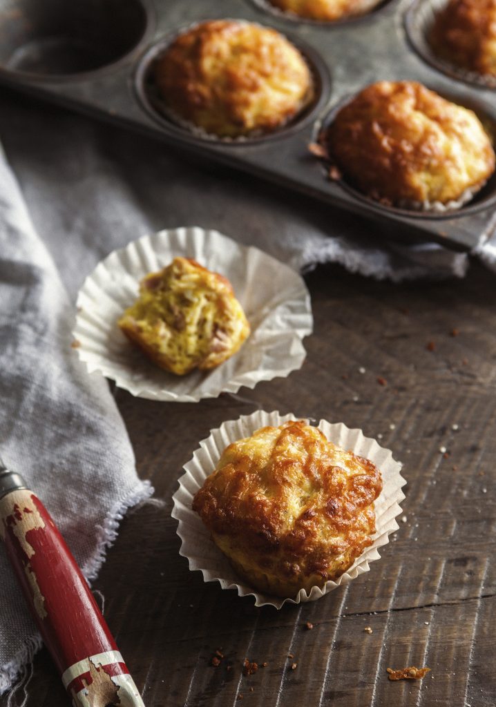 Mini-quiches jambon & fromage à la manière d’un muffin