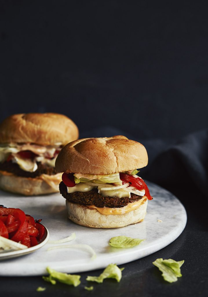 Burgers végétariens au tofu