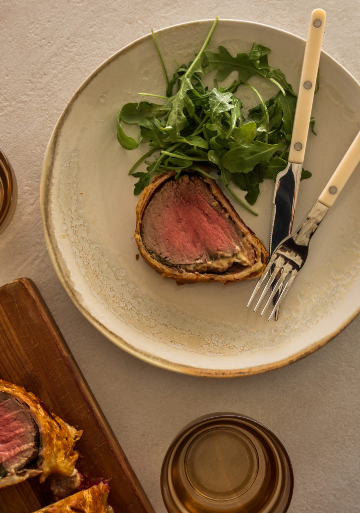 BOEUF WELLINGTON ROQUETTE & PROSCIUTTO