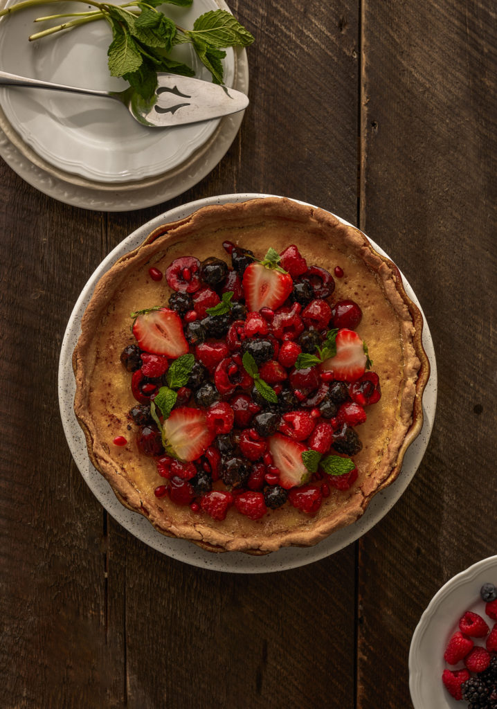 TARTE JARDINIÈRE CRÈME BRÛLÉE