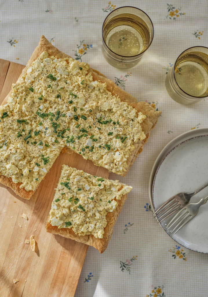 TARTE FINE FAÇON SANDWICH AUX ŒUFS