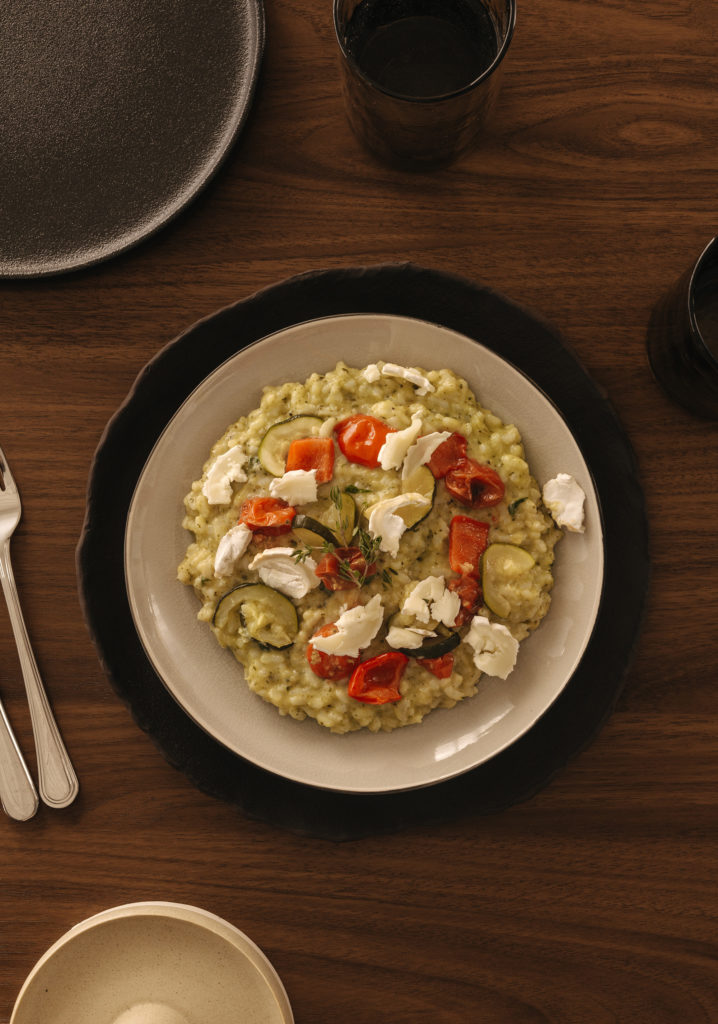 RISOTTO AUX LÉGUMES RÔTIS (CAMOUFLÉS) & AU PARMESAN