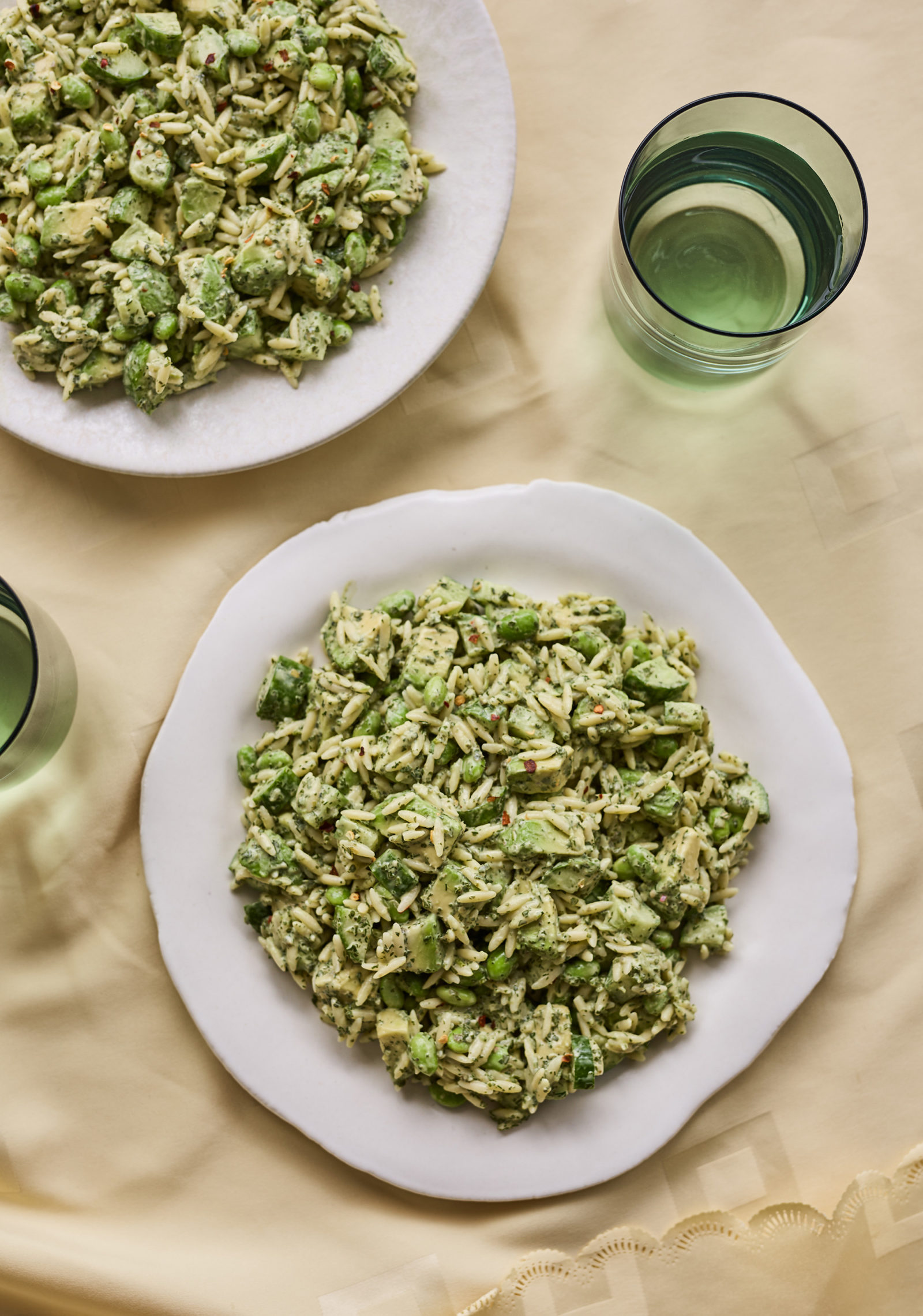 SALADE D’ORZO CRÉMEUSE AUX HERBES