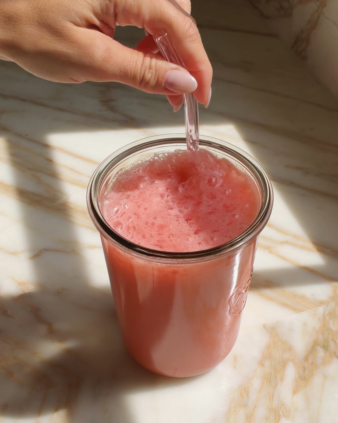 Limonade brésilienne aux fraises