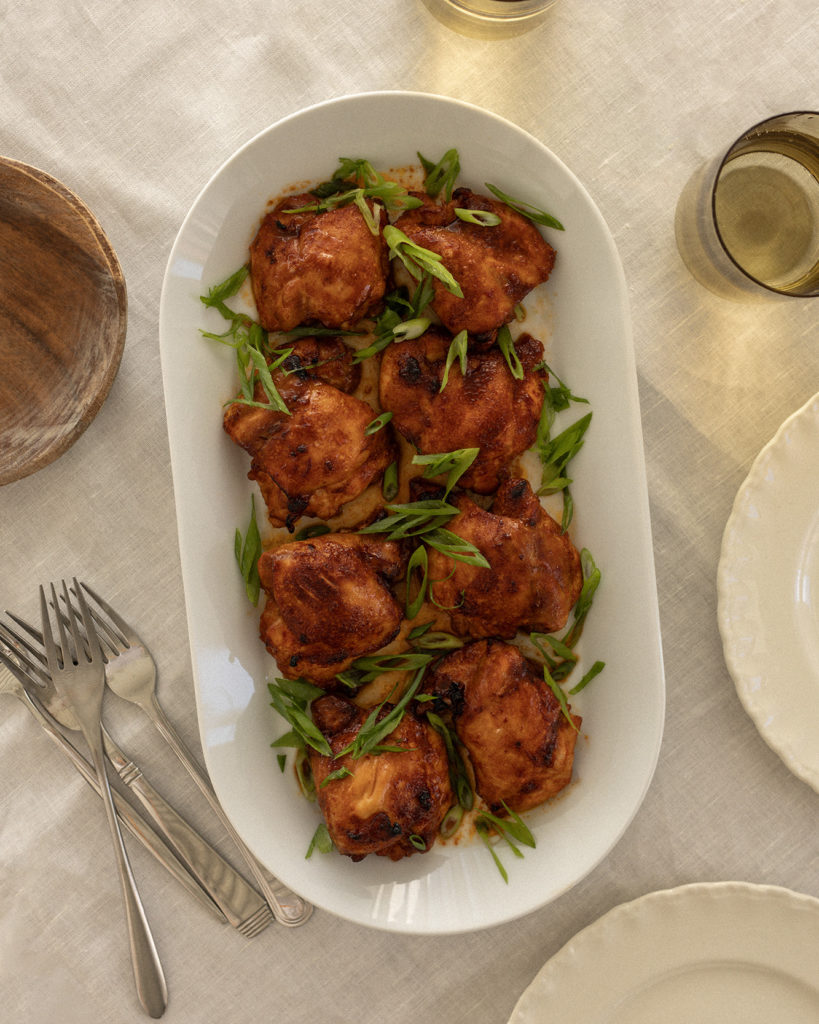 POULET AU GOCHUJANG ET AU MIEL